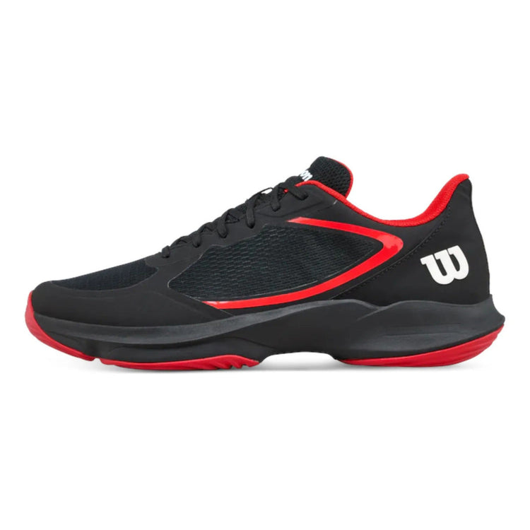 Tenis De Padel Wilson Hurakn Lite Negro Rojo 7mx