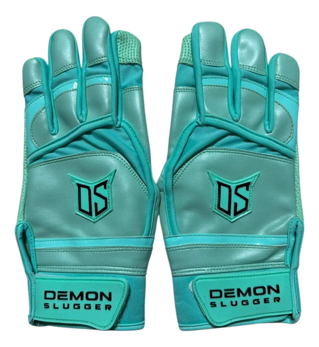 Guantes Bateo Beisbol Ds Fiesta Colors Menta Piel