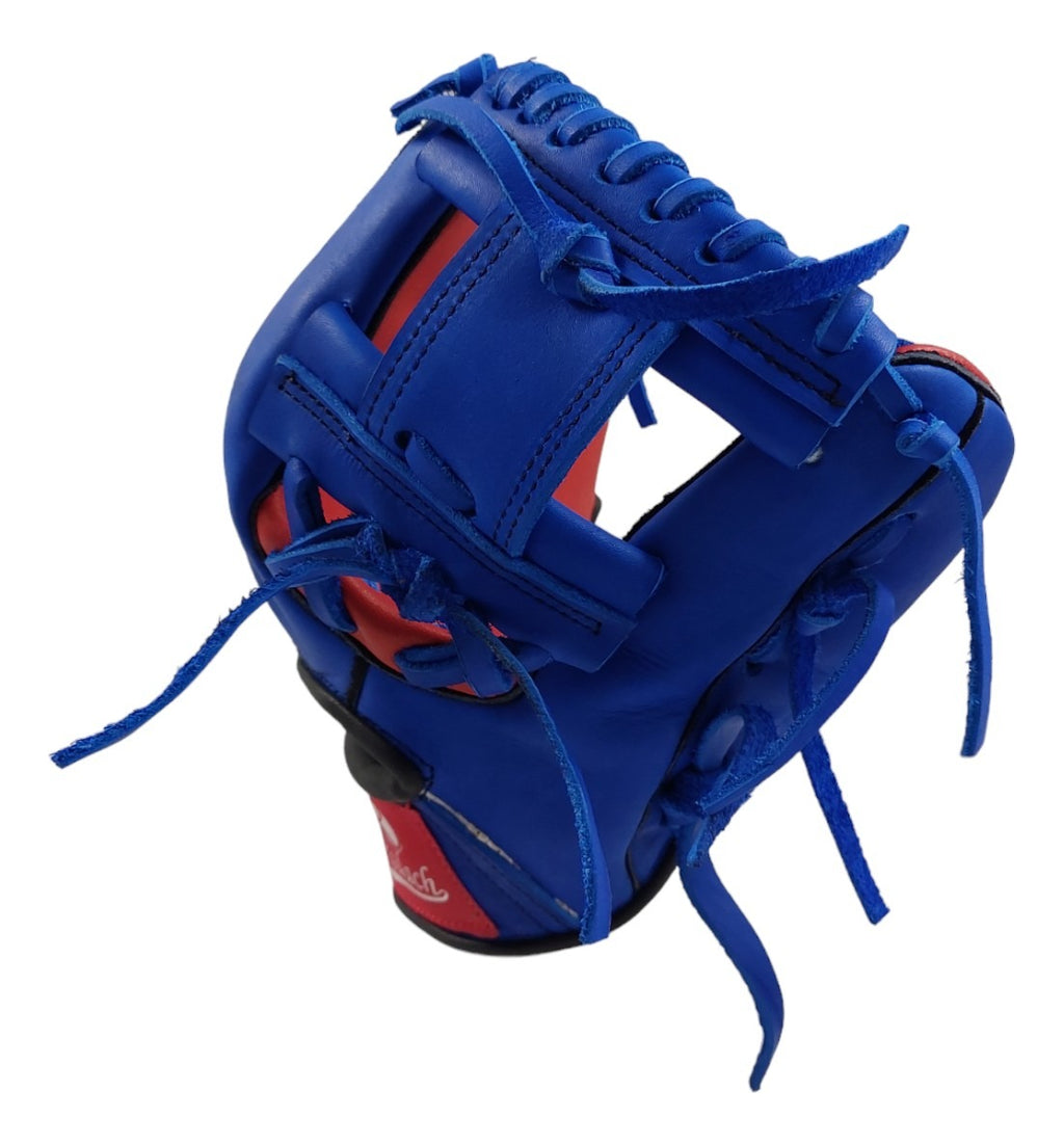 Guante De Beisbol Radach Pro Cuadro I 11.25in Azul Rojo