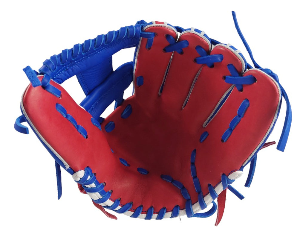Guante De Beisbol Salinas 11.5 Caja I Azul/rojo