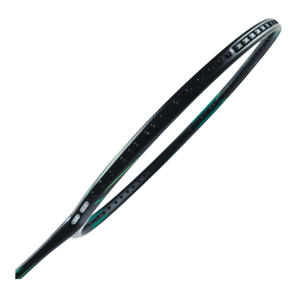 Raqueta de bádminton Radach Sports Yonex Astrox Nextage en color negro y verde con diseño aerodinámico