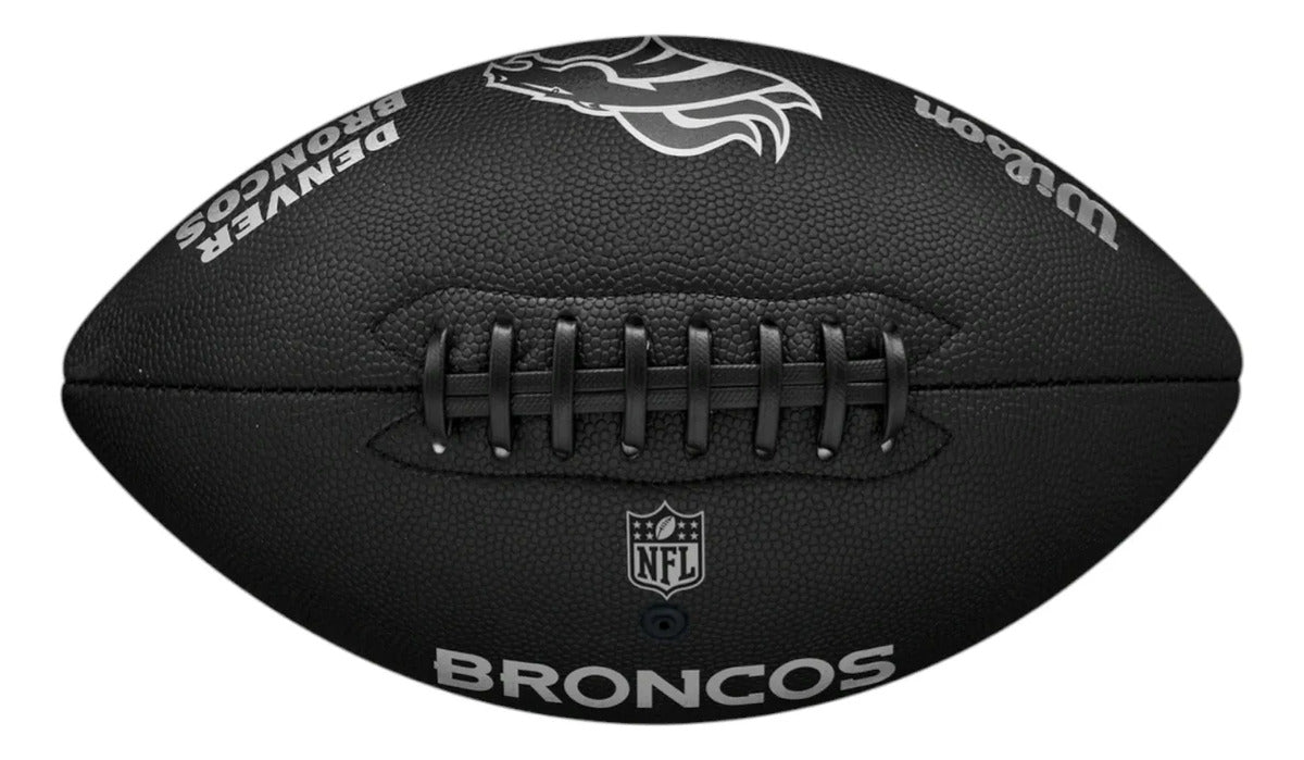 Balon Futbol Americano Wilson Team Metallic Premium Broncos
