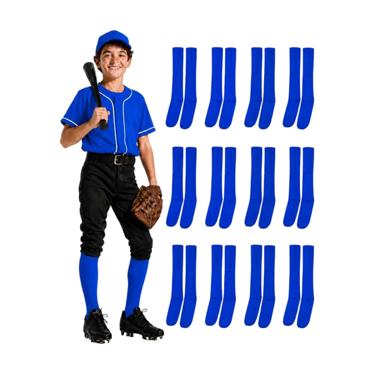 Pack 12 Pares Medias Deportivas Juveniles 10-13 Rey