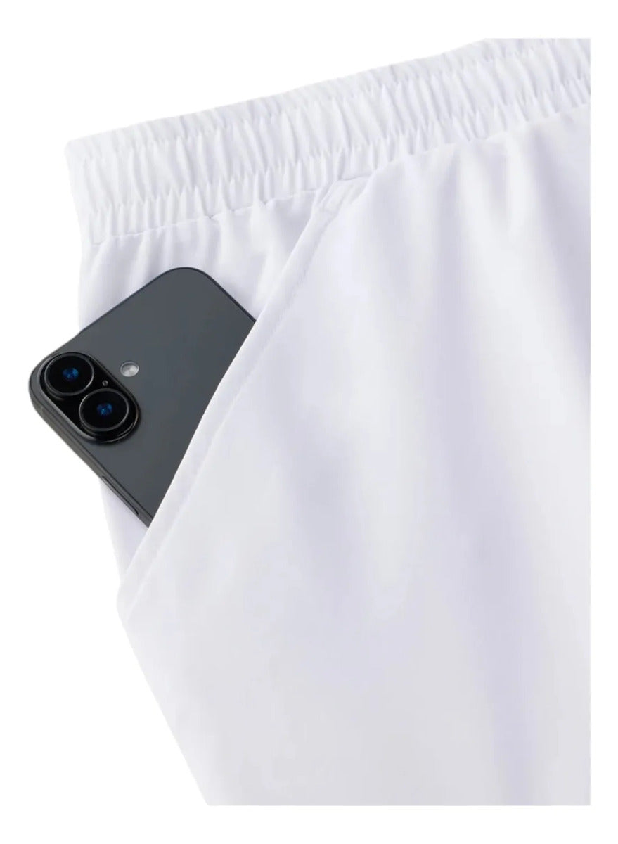 Short Yonex 15236yx Unisex Blanco Tenis Padel