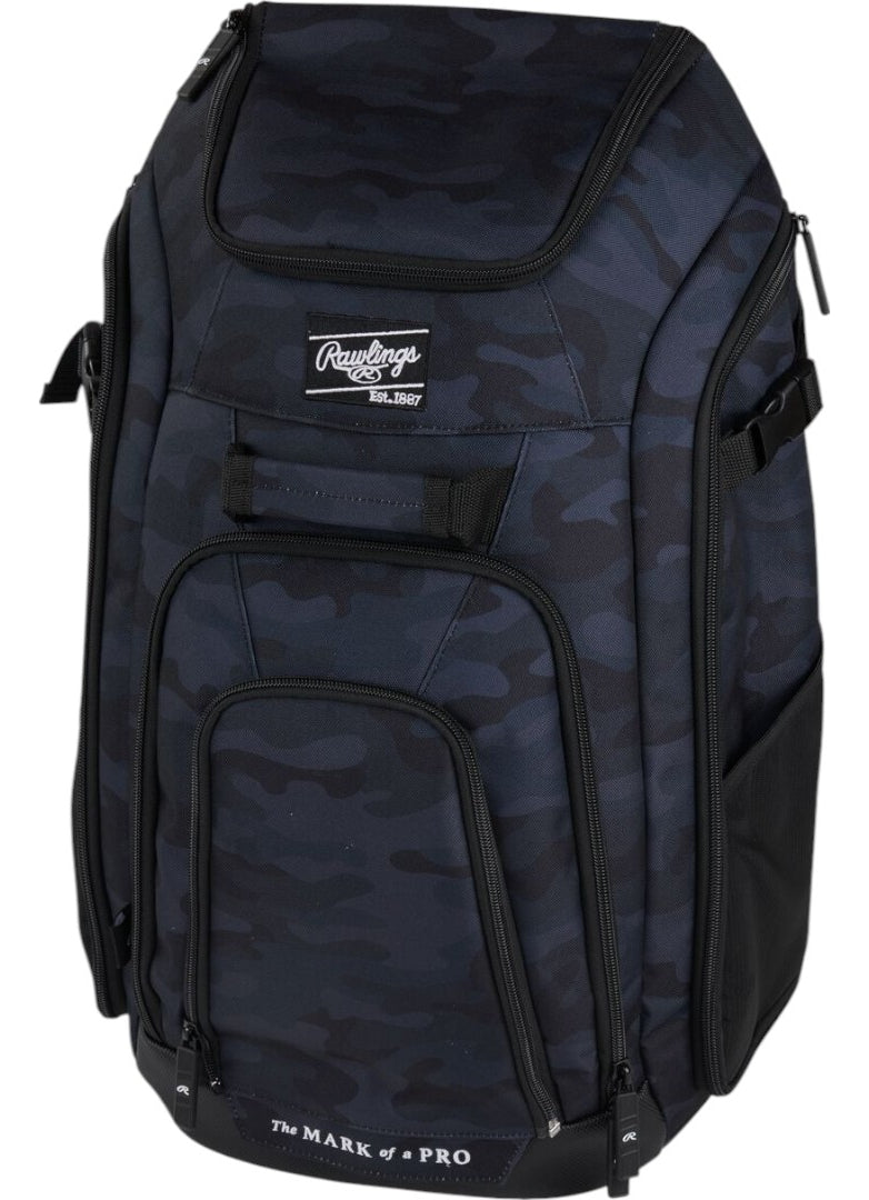 Backpack De Béisbol Rawlings Legion 2 Players Black Camo
