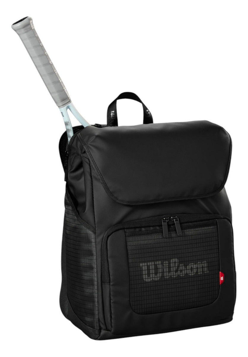 Backpack Wilson Lifestyle 2025 Negra 2 Raquetas