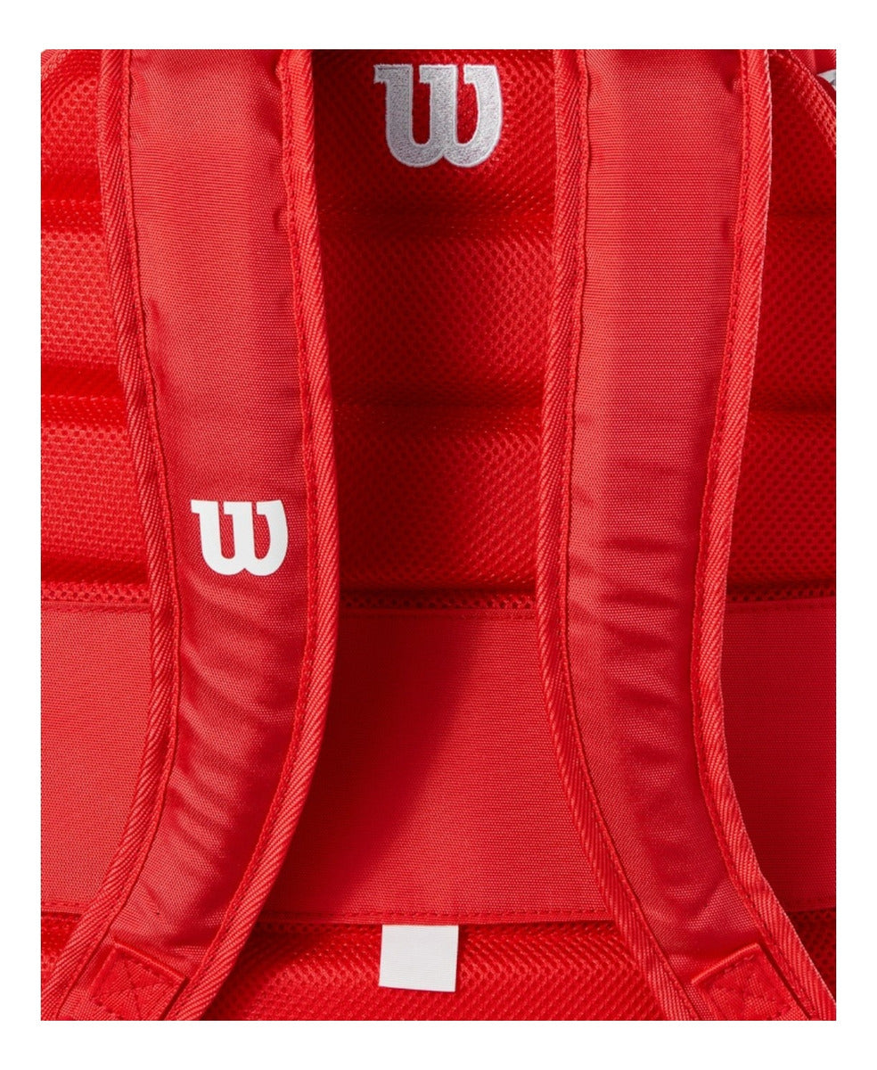 Backpack Wilson Super Tour Rojo 2 Raquetas