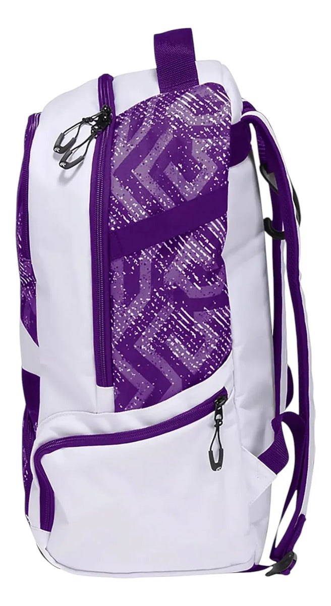 Mochila Rawlings Shutout Béisbol Softbol Morado Blanco