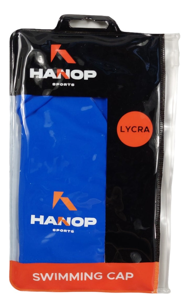 Gorra Natación Lycra Hanop Azul