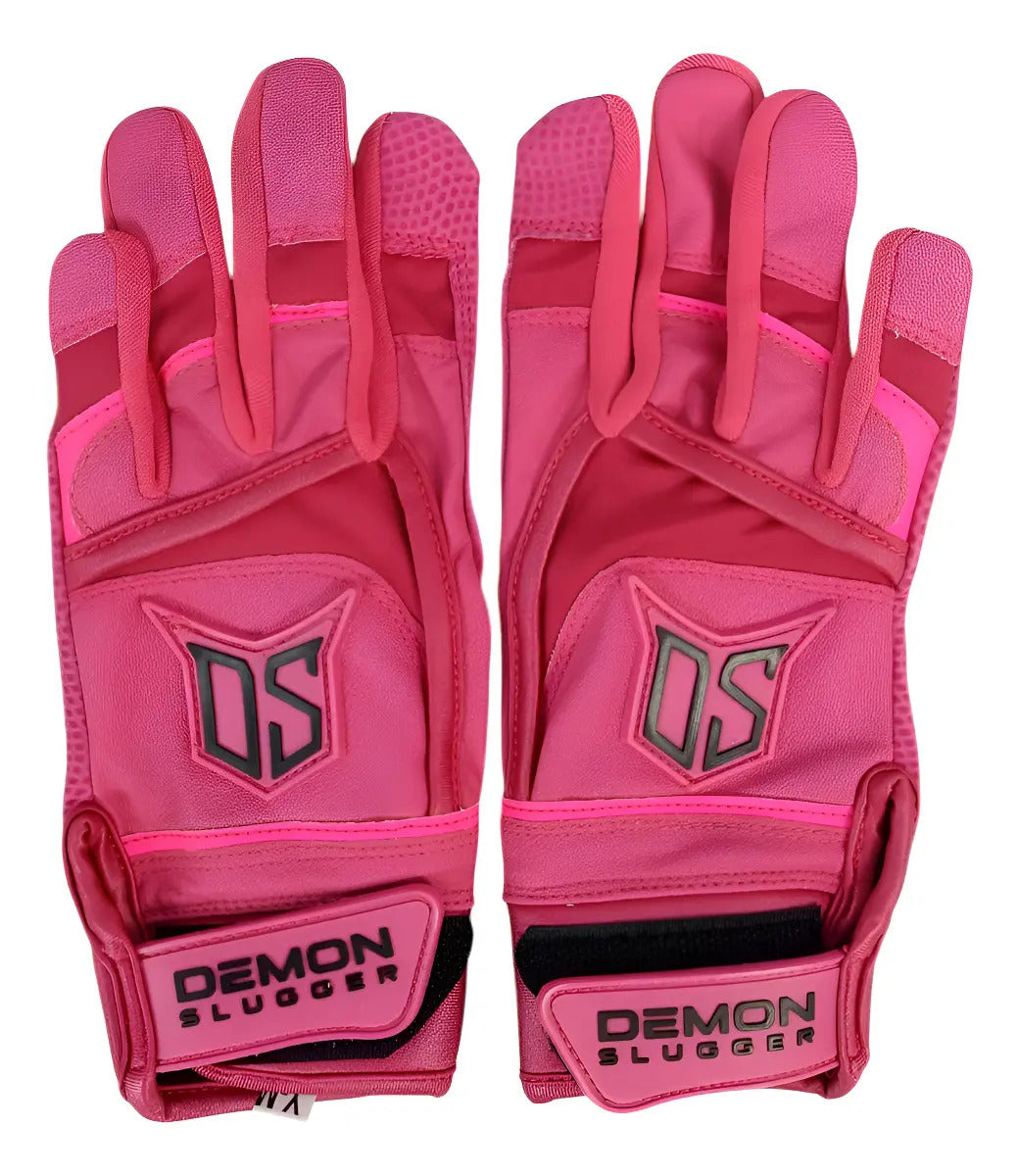 Guantes De Bateo Para Niño Demon Slugger Rosa Ym