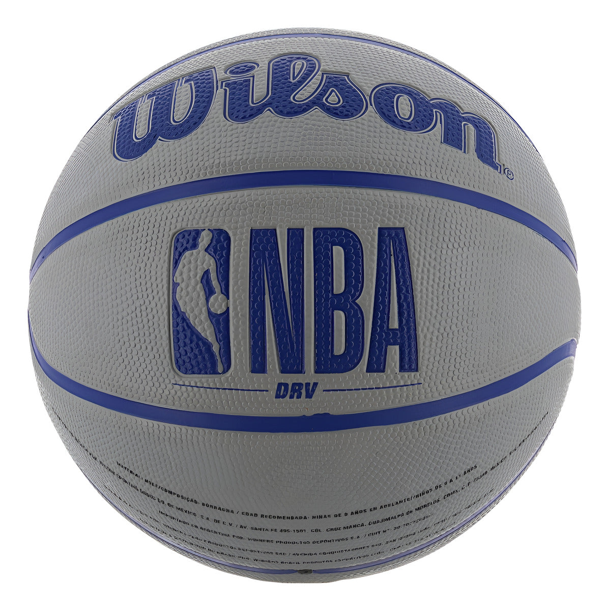 Balón De Basquetbol Wilson Nba Dvr #6 Gris