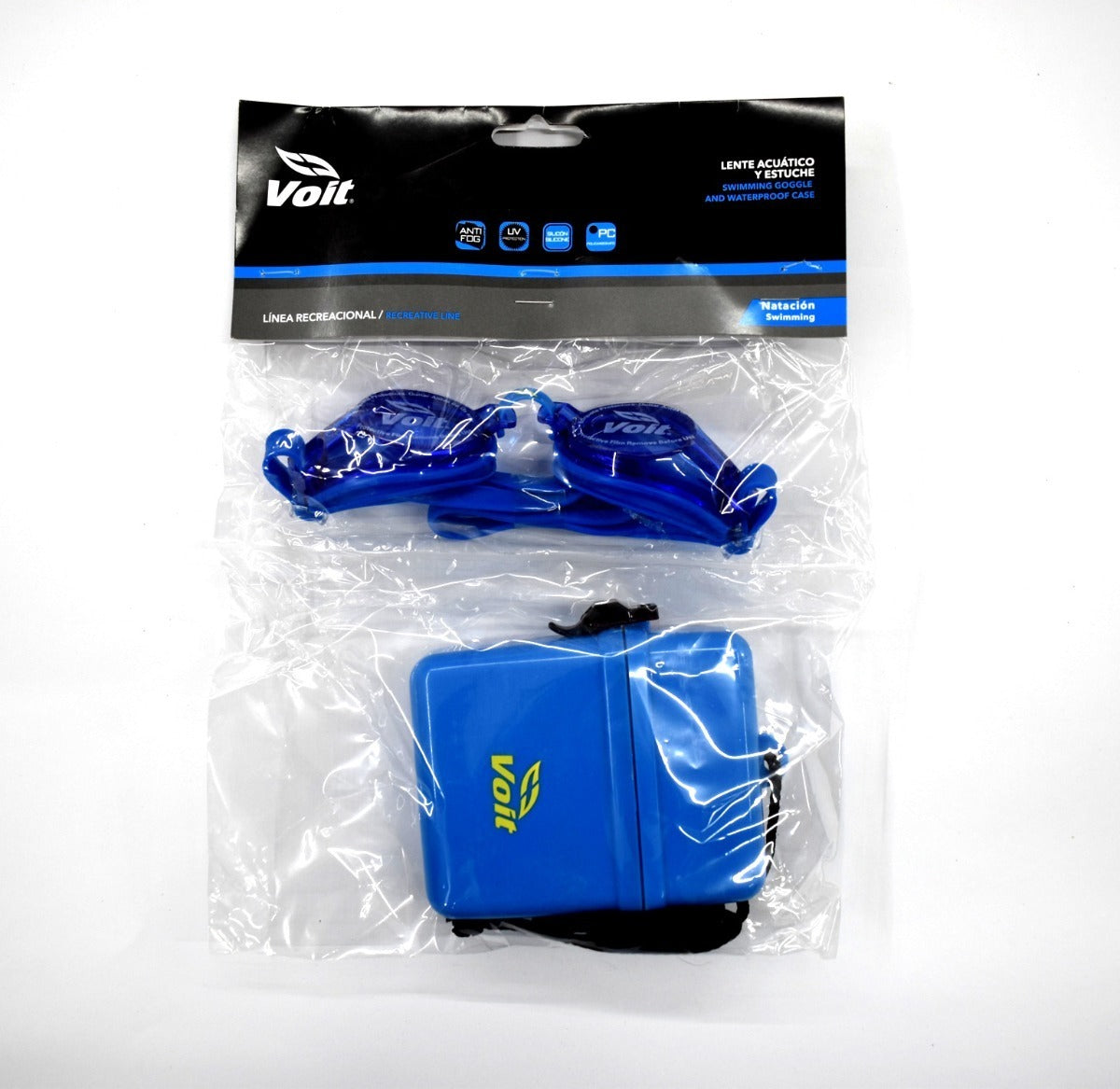 Goggles Y Estuche Impermeable Voit Azul