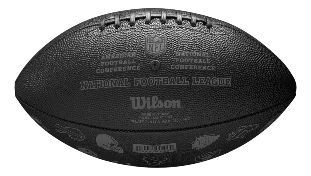 Balón De Futbol Americano Wilson Nfl 32 Team Black