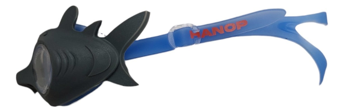 Goggle De Natación Hanop G596 Shark Junior Azul