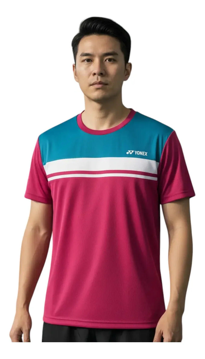 Playera Yonex 16637ex Reddish Rose Verycool Dry