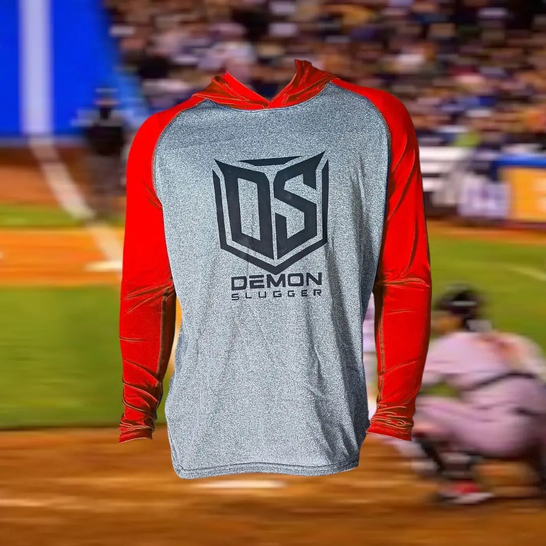 Sudadera Deportiva Demon Slugger Ds Training C/gorro Rojo M