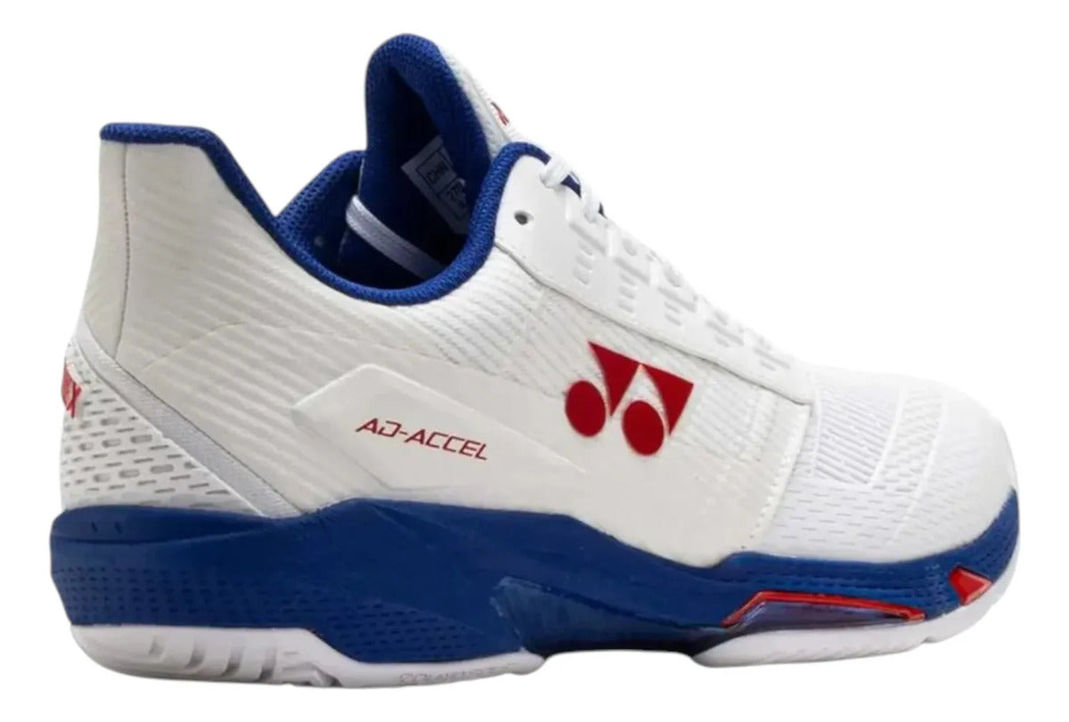 Tenis Yonex Power Cushion Ad-accel Wide Blanco Azul 27.5cm