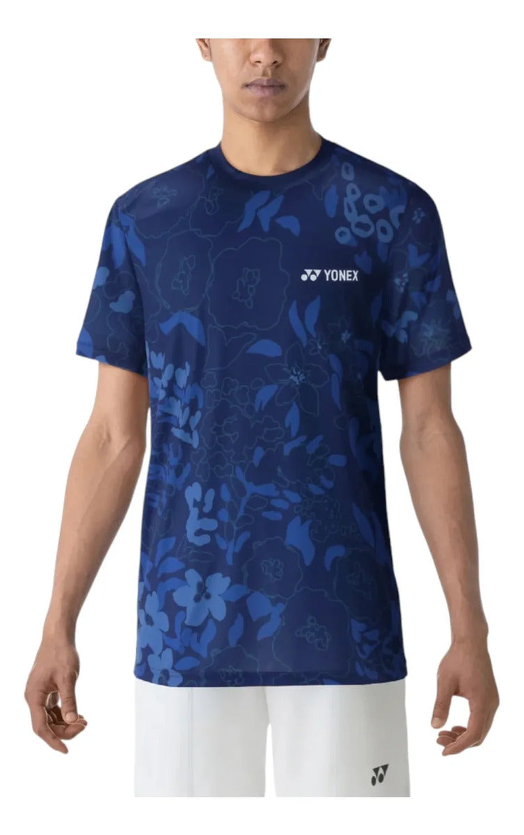 Playera Yonex 16621ex Azul Marino Tenis Padel