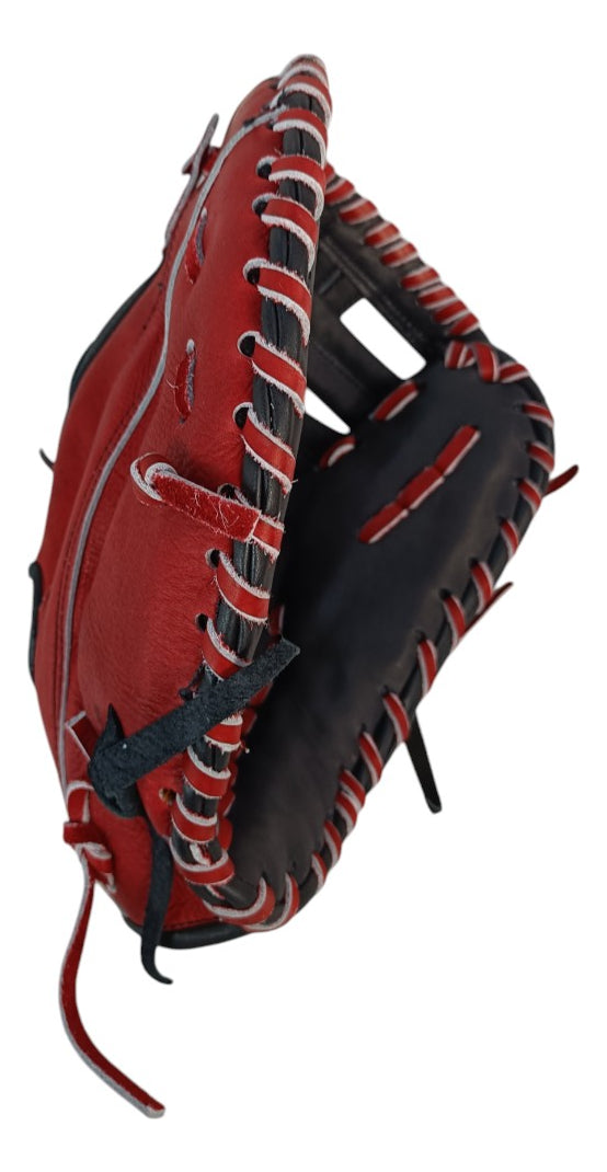 Guante De Beisbol Zurdo Radach Rookie  Primera Base Rojo/ngo