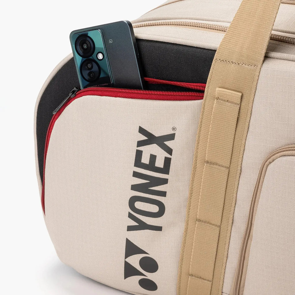 Maleta Yonex Raquetas Gearlogic Tournament Bag Beige