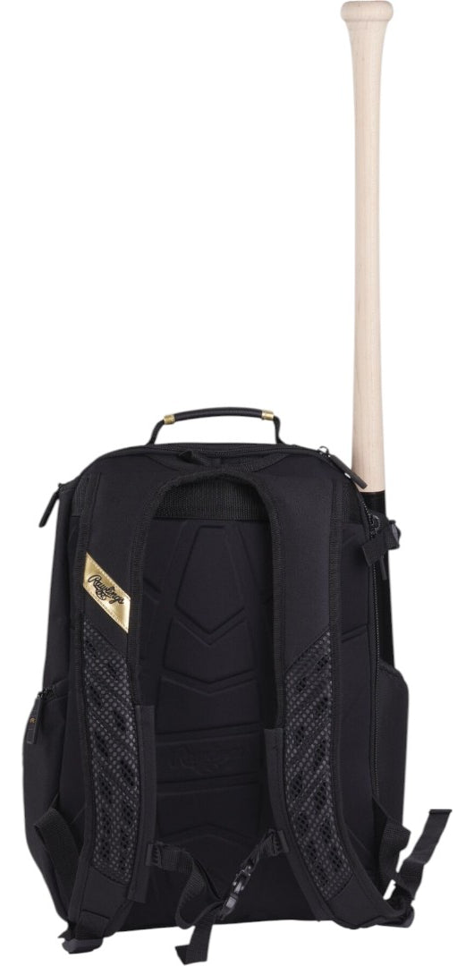 Backpack De Béisbol Rawlings Gold Collection Utility Black