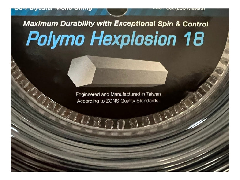 Rollo De Cuerda Zons Polymo Hexplosion Black 1.18mm 18