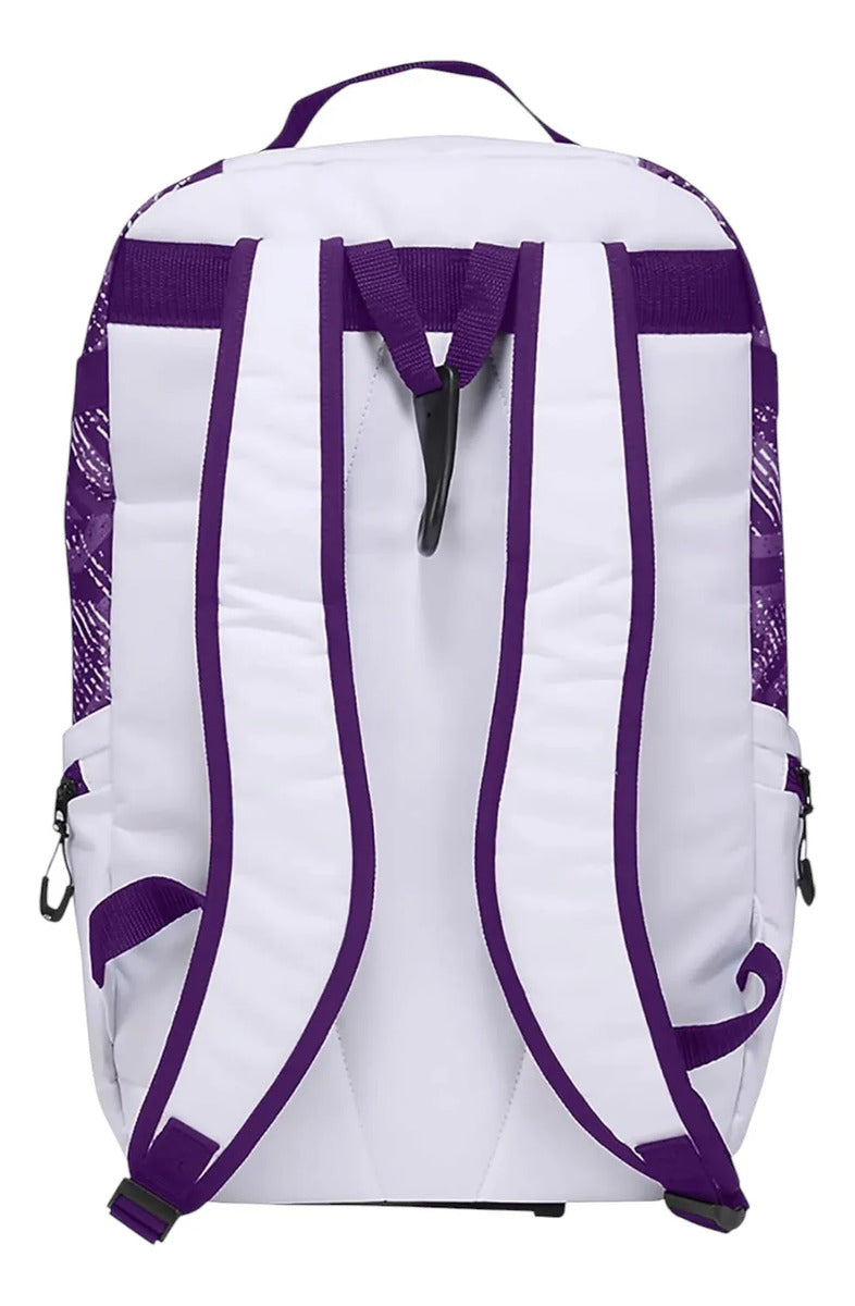 Mochila Rawlings Shutout Béisbol Softbol Morado Blanco