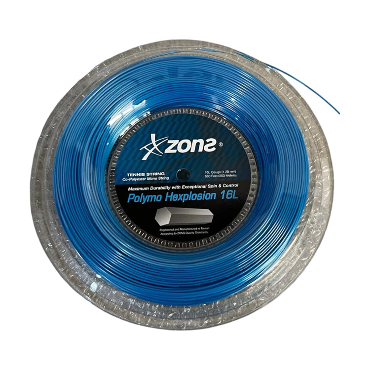 Rollo De Cuerda Zons Polymo Hexplosion Sky Blue 17