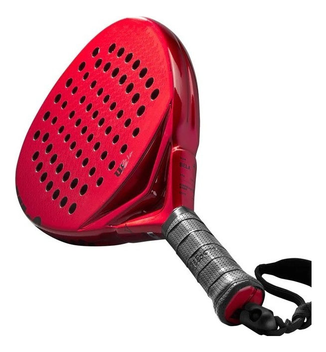 Raqueta Pala De Padel Bela Team V2 Wilson Color Negro/rojo