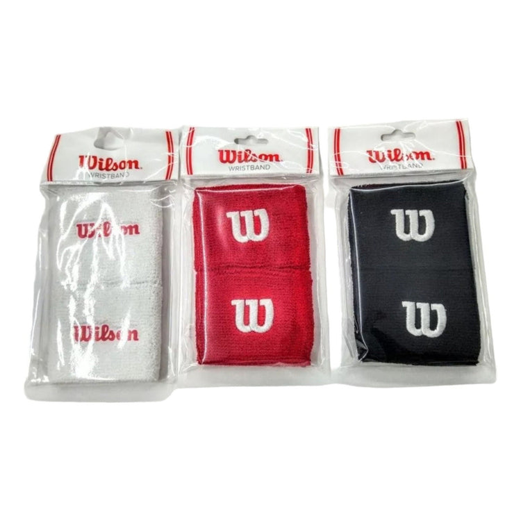 3 Pack De Muñequeras Absorbentes Wilson En Colores