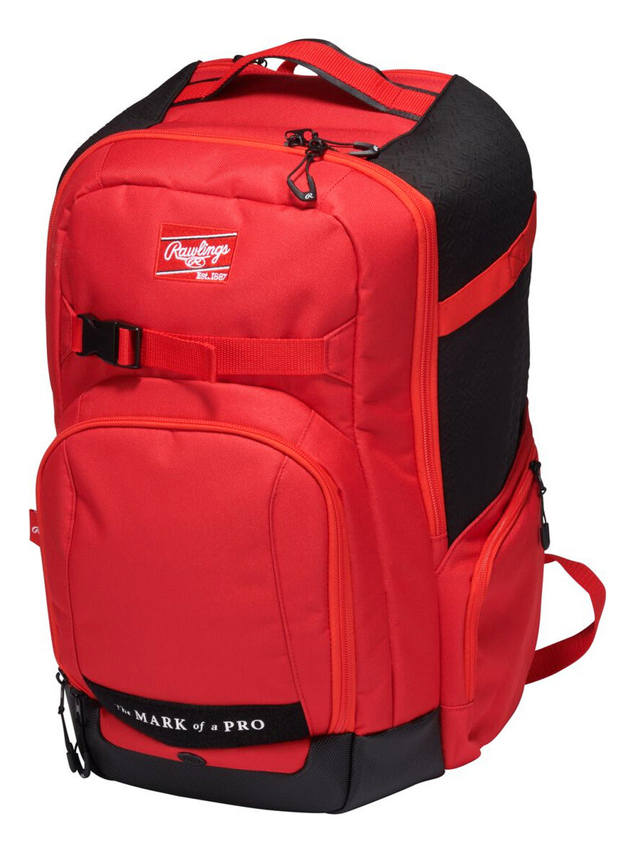 Back Pack Rawlings Beisbol Softbol Journey Players Rojo