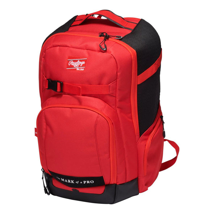 Back Pack Rawlings Beisbol Softbol Journey Players Rojo