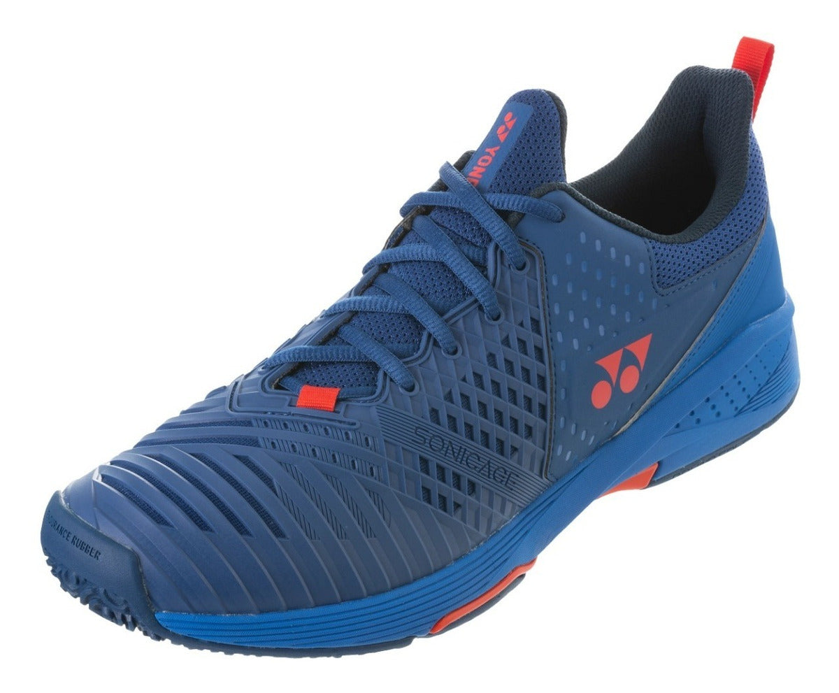 Tenis Yonex Sonicage 3 Clay Navy Red 10mx 12us Arcilla