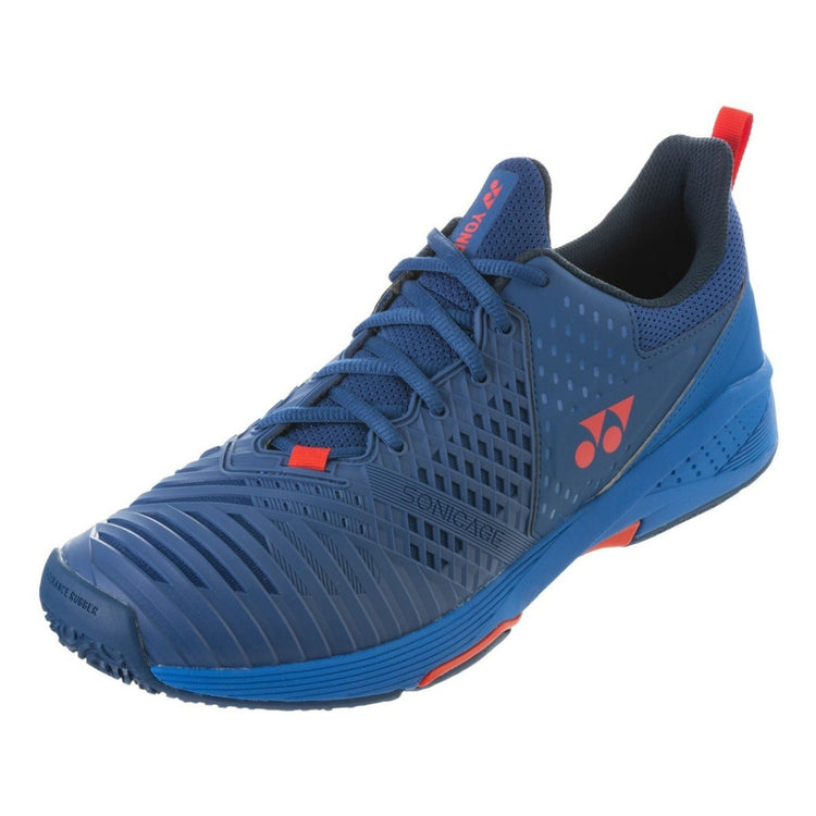 Tenis Yonex Sonicage 3 Clay Navy Red 10mx 12us Arcilla