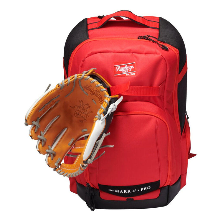 Back Pack Rawlings Beisbol Softbol Journey Players Rojo