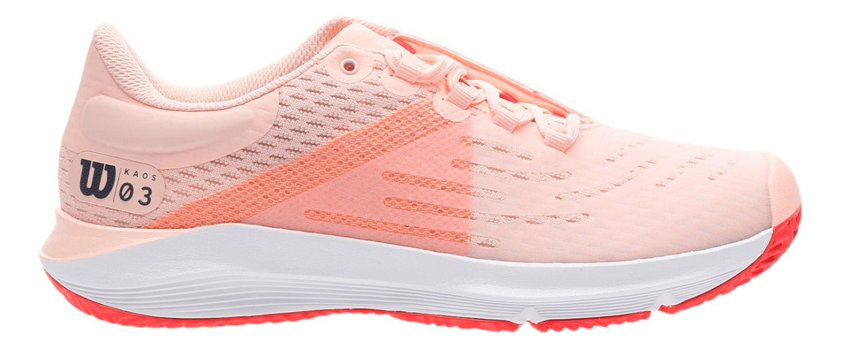 Tenis Wilson Kaos 3.0 Dama 3.5mx Tropical Peach