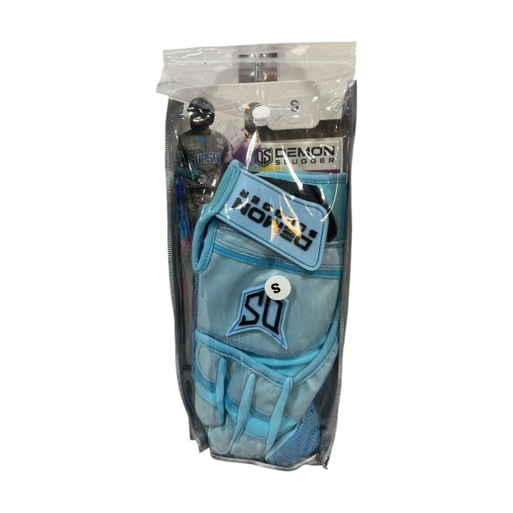 Guantes De Bateo Demon Slugger Fiesta Colors Baby Blue M