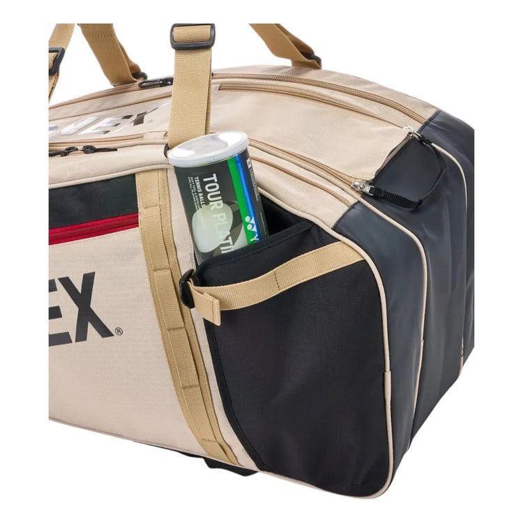 Raquetero Tenis Yonex Gearlogic Racquet Bag 9 Raquetas Beige Beige