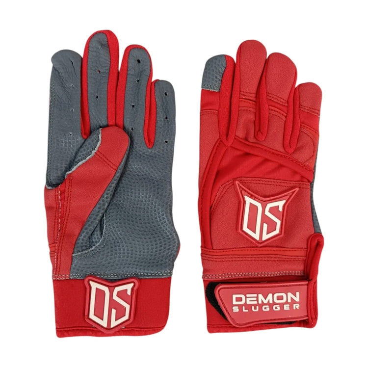 Guantes De Bateo Para Niño Demon Slugger Rojo Beisbol Yl