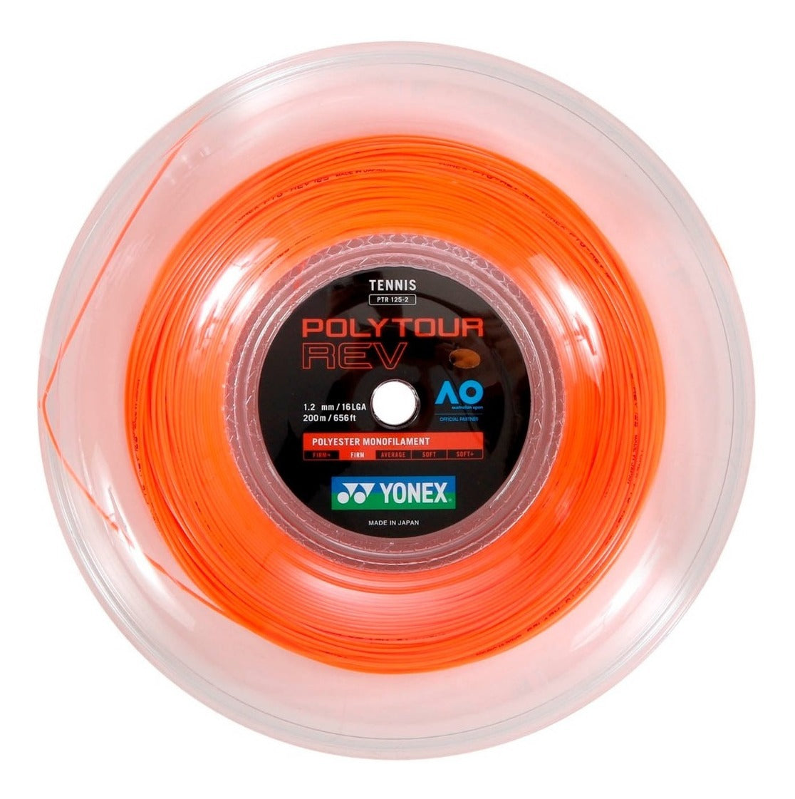 Cuerda Para Raqueta Yonex Polytour Rev 1.20mm Rollo 200m