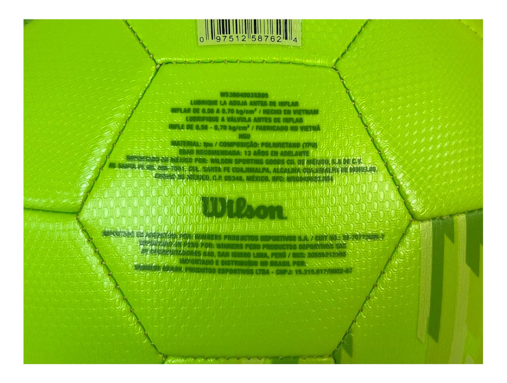 Balón De Futbol Wilson Vantage Ncaa Verde #5