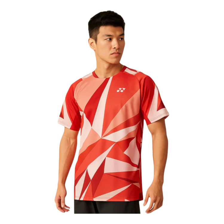 Playera Yonex 10623yx Coral Red Deportiva Tenis Pádel Ch