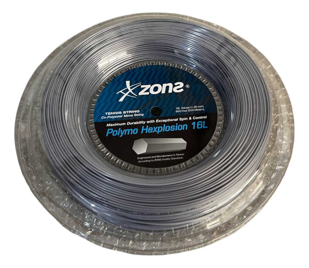 Rollo De Cuerda Zons Polymo Hexplosion Plateado 16l