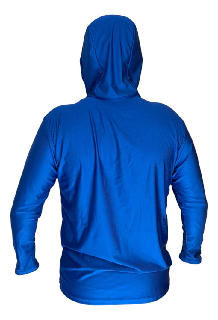 Sudadera Deportiva De Béisbol Radach Gorro Azul Manga Larga