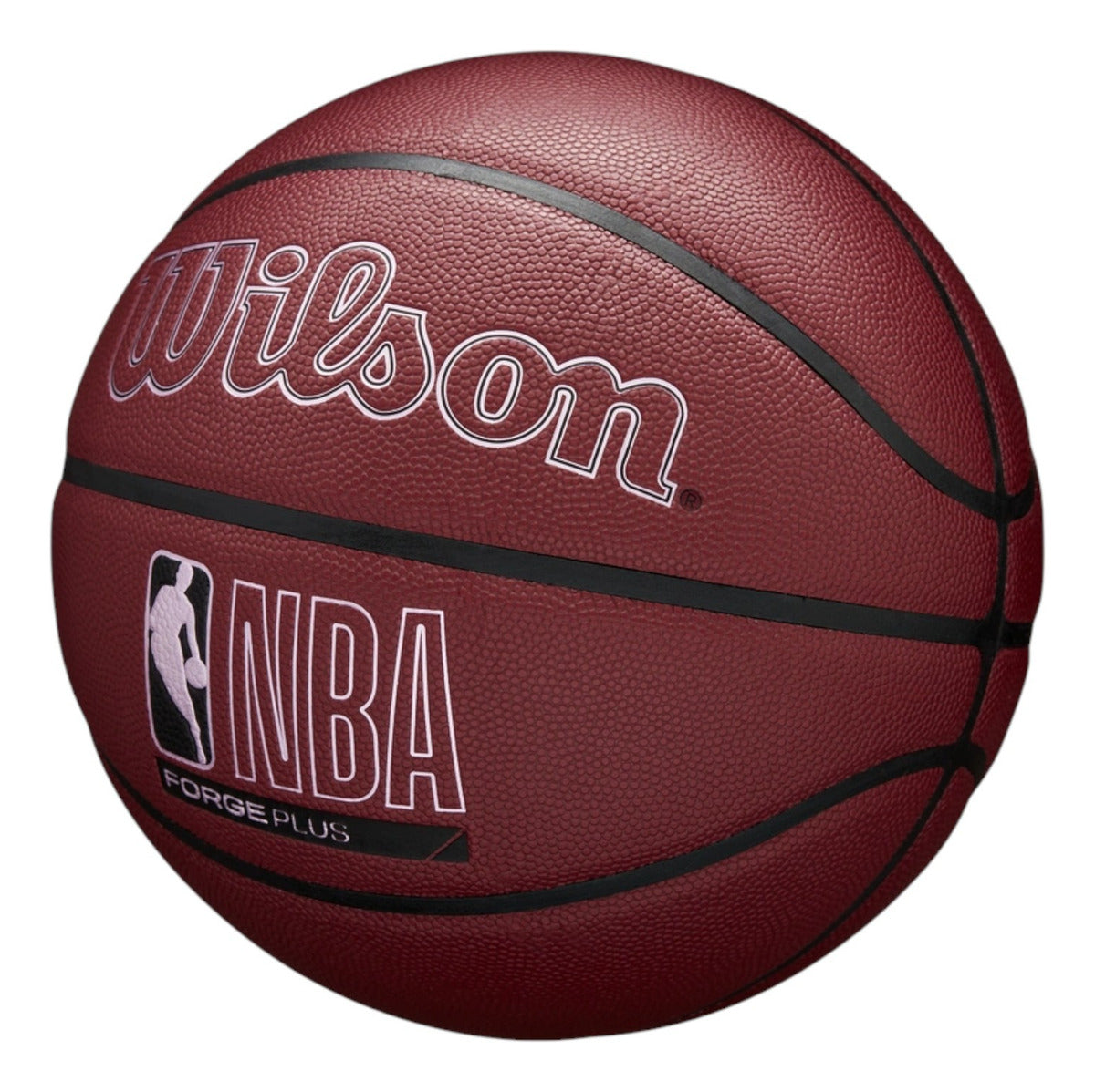 Balón De Basquetbol Wilson Nba Forge Plus #7 Maroon