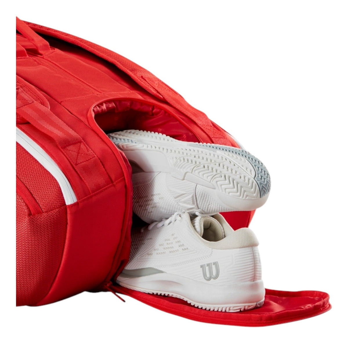 Raquetero Wilson Super Tour 15pk Rojo