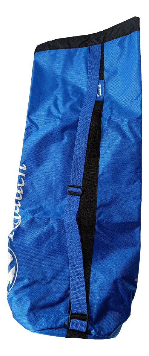 Maleta Batera Beisbol Softbol Radach Costal Azul Rey Azul Lisa