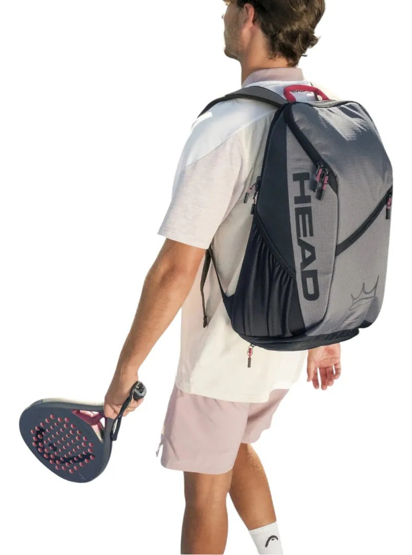 Mochila Pádel Head Coello Tour Backpack 25l Gris 2026
