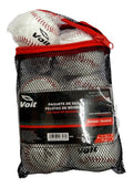 Pelota De Beisbol Voit Piel Sintetica Entrenamiento 6 Pack