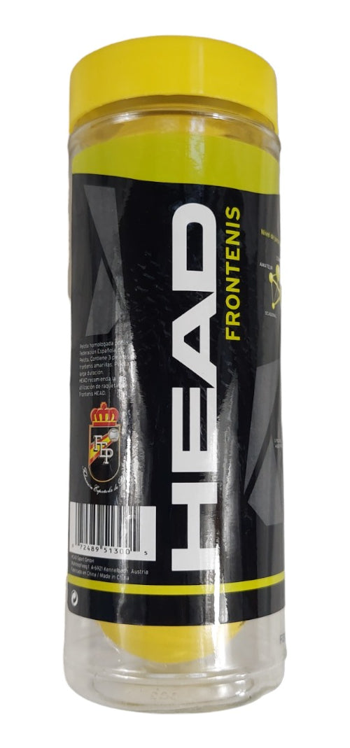 13- Pack Pelota Head Frontenis Bote C/3 (antes Penn)